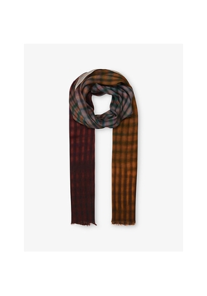 Womens Leem Organic Print Modal-Jersey Scarf