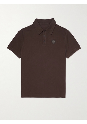 Canada Goose - Beckley Logo-Appliquéd Cotton-Piqué Polo Shirt - Men - Brown - S