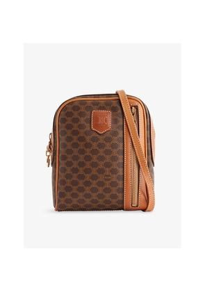 Womens Reselfridges Pre-Loved Celine Macadam Coated-Canvas Cross-Body Bag