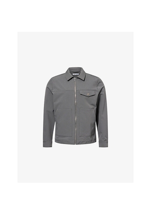 Mens Belier Traveller Zip-Up Woven Overshirt