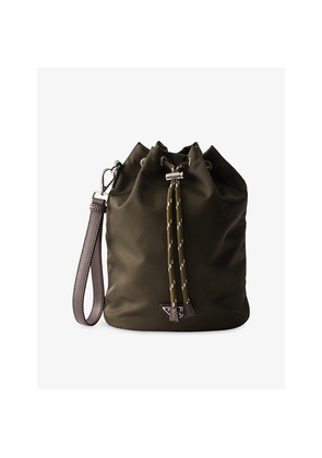 Mens Prada Speedrock Re-Nylon and Leather Pouch