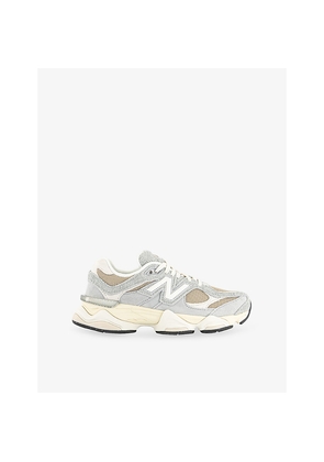 Womens New Balance 9060 Suede and Mesh Trainers