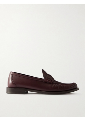 Brunello Cucinelli - Leather Loafers - Men - Burgundy - EU 40