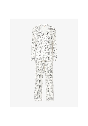 Womens Eberjey Gisele Printed Stretch-Woven Pyjama Set