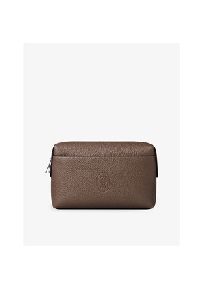 Womens Must De Cartier Leather Pouch