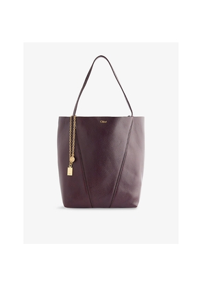 Womens Chloe Spin Medium Leather Tote Bag