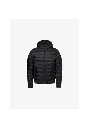Mens Belstaff Control Hooded Shell-Down Jacket