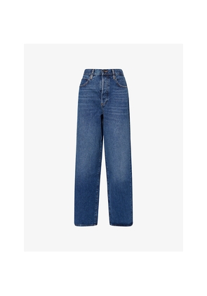 Womens Frame x Amelia Gray The Detour Wide-Leg Denim Jeans