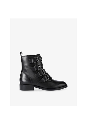 Womens Carvela Studio Strap Leather Ankle Boots