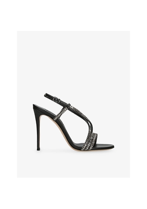 Womens Casadei Josephine Julia 100 Leather Heeled Sandals