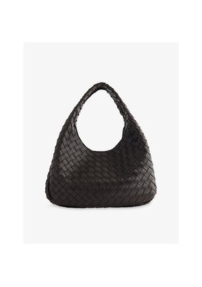 Womens Bottega Veneta Campana Medium Leather Shoulder Bag