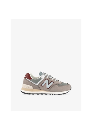 Womens New Balance 574 Suede and Mesh Trainers