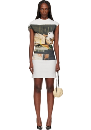 ISSEY MIYAKE Multicolor Street View Minidress