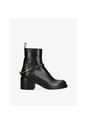 Womens Chloe Dakota Leather Ankle Boots