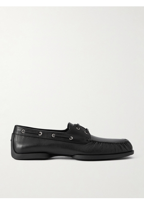 Jil Sander - Leather Boat Shoes - Men - Black - EU 40