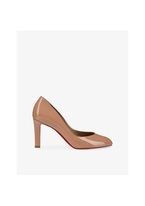 Womens Christian Louboutin Fannylove 85 Patent-Leather Heeled Courts