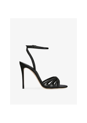 Womens Casadei Julia 100 Satin Heeled Sandals