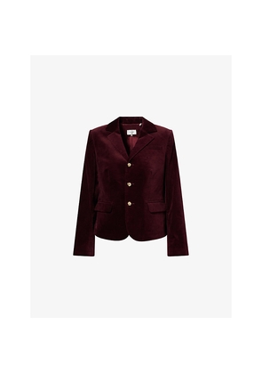 Womens Frame The Velvet Smart Cotton-Blend Blazer