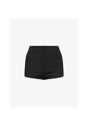 Womens The Frankie Shop Loen High-Rise Stretch-Woven Shorts