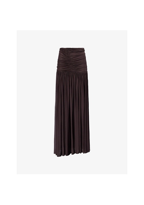 Womens Christopher Esber Orion Draped Woven Maxi Skirt