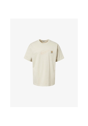 Mens Carhartt WIP Vista Dyed Cotton-Jersey T-Shirt