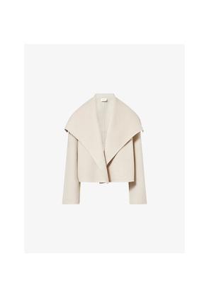 Womens Dissh Lucia Cropped Wool-Blend Coat