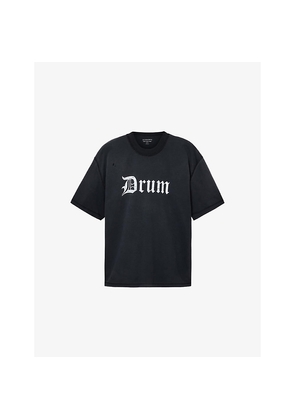 Mens Allsaints Snare Short-Sleeved Cotton-Jersey T-Shirt