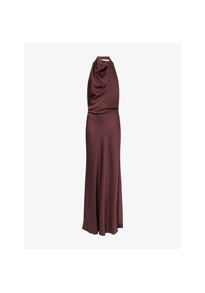 Womens Simkhai Reannon Draped Woven Gown