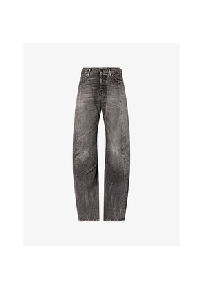 Womens Acne Studios Gothik Barrel-Leg Denim-Blend Jeans