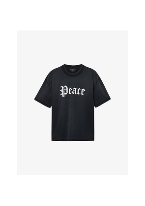 Mens Allsaints Utopia Short-Sleeved Cotton-Jersey T-Shirt