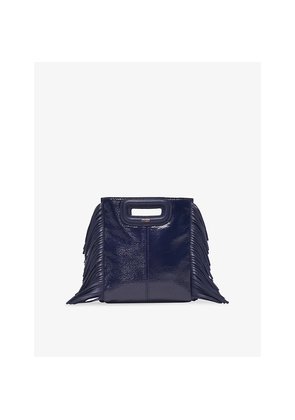 Womens Maje Mini M Branded Leather Bag