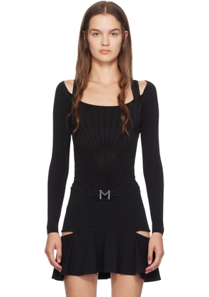 Mugler Black Sculpting Bodysuit