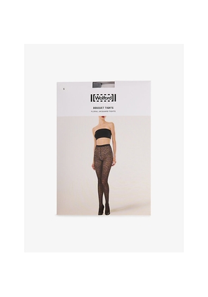 Womens Wolford Italia S.R.L. 20-Denier Rose Stretch-Woven Tights
