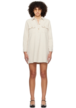 A.P.C. Off-White Mia Minidress