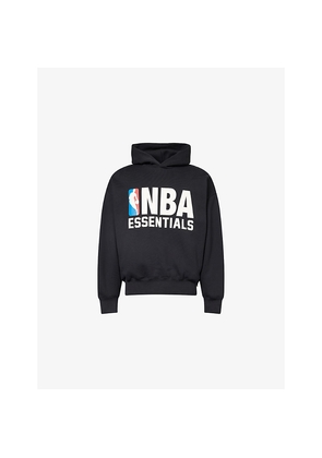 Mens Fear Of God Essentials Fog x Essentials x Nba Sports Printed Cotton-Blend Hoodie