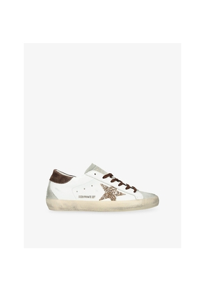 Womens Golden Goose Exclusive Super-Star 1 Leather Trainers