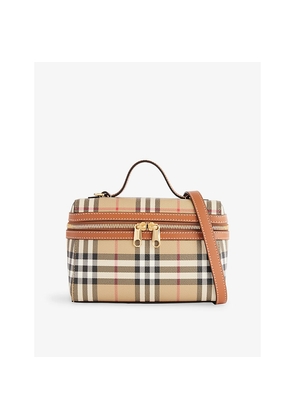 Womens Burberry Vanity Faux-Leather Cross Body Bag