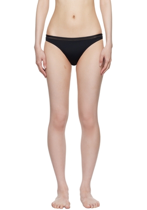 La Perla Black Paneled Bikini Bottom