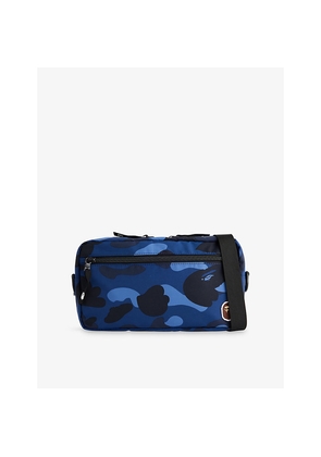 Mens A Bathing Ape Camo Mini Woven Shoulder Bag