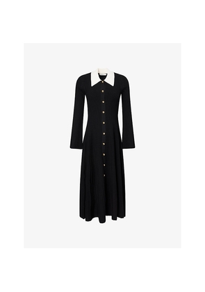 Womens Simkhai Philippa Ribbed Knit Midi Dress