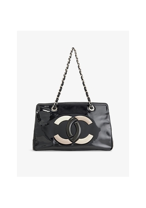 Womens Reselfridges Pre-Loved Chanel Lipstick Small Patent Leather Tote Bag