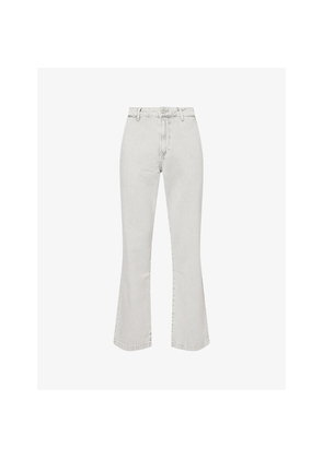 Mens Paige Roseland Straight-Leg Denim Trousers