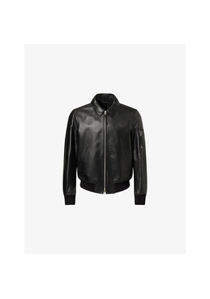 Mens Tom Ford Plonge Pocket Leather Jacket