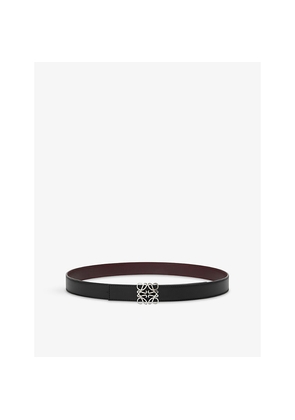 Womens Loewe Anagram Bombée Leather Belt
