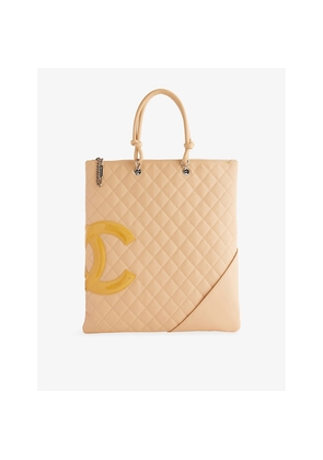 Womens Reselfridges Pre-Loved Chanel Campon Ligne Leather Tote Bag