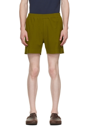 Second/Layer Green Madero Boxer Shorts