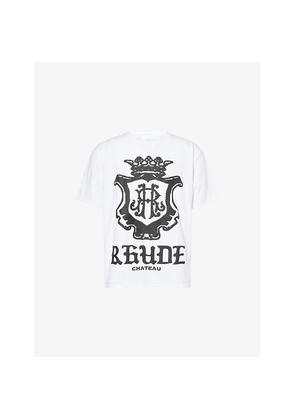 Mens Rhude Chateau Printed Cotton T-Shirt