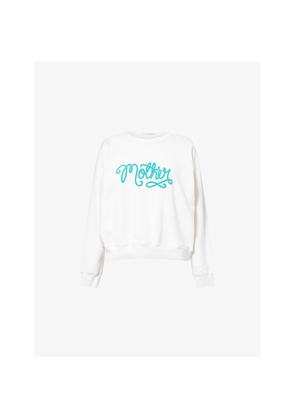 Womens Mother The Concert Logo-Embroidered Cotton-Jersey Sweatshirt