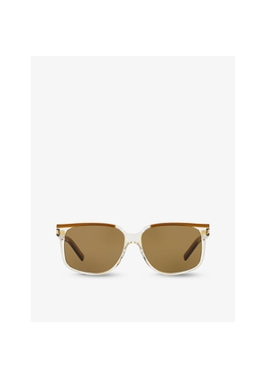 Saint Laurent Sl599 Square-Frame Acetate Sunglasses