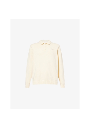 Mens Percival Verso Brand-Embroidery Cotton-Knit Polo Shirt